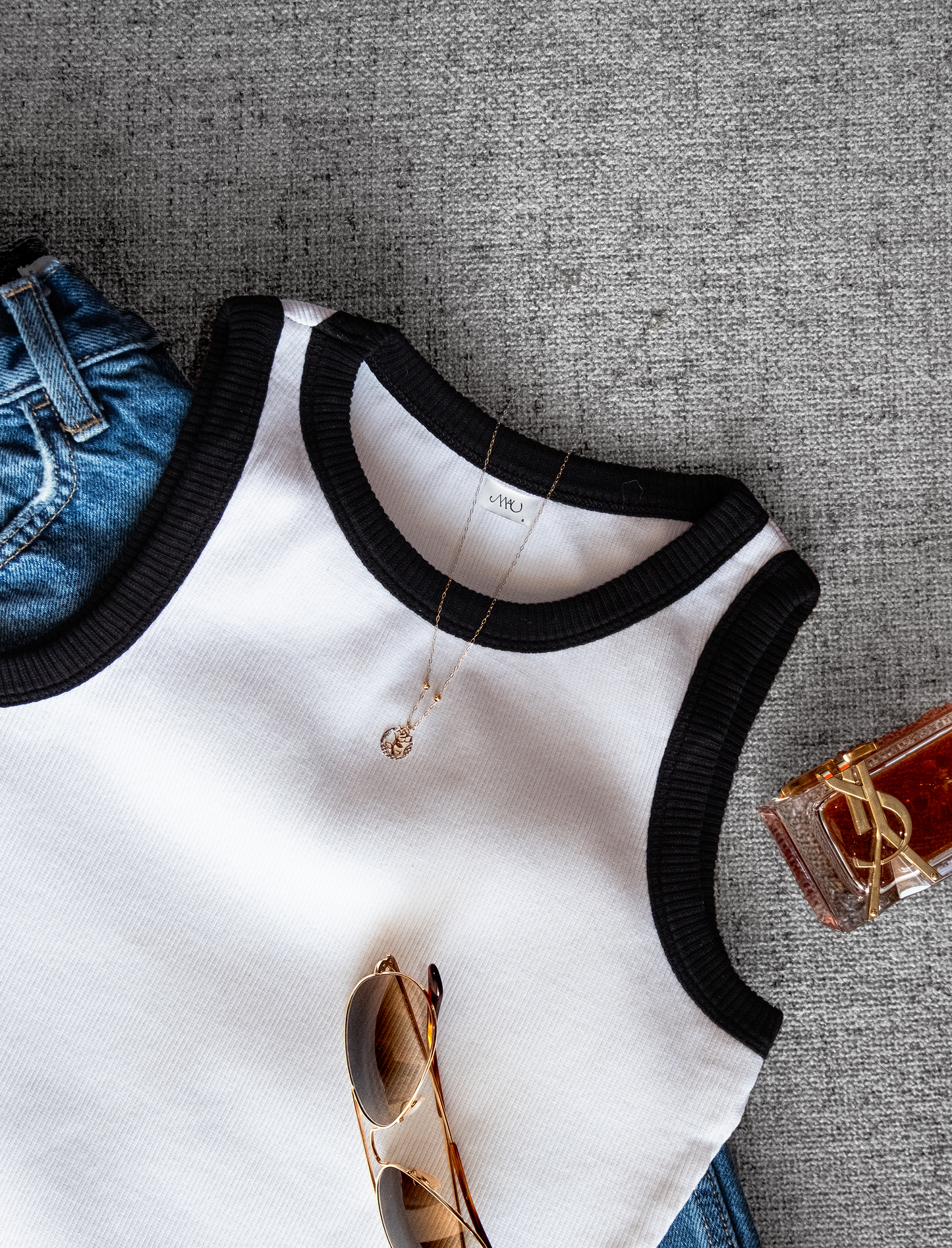 White Tank Top