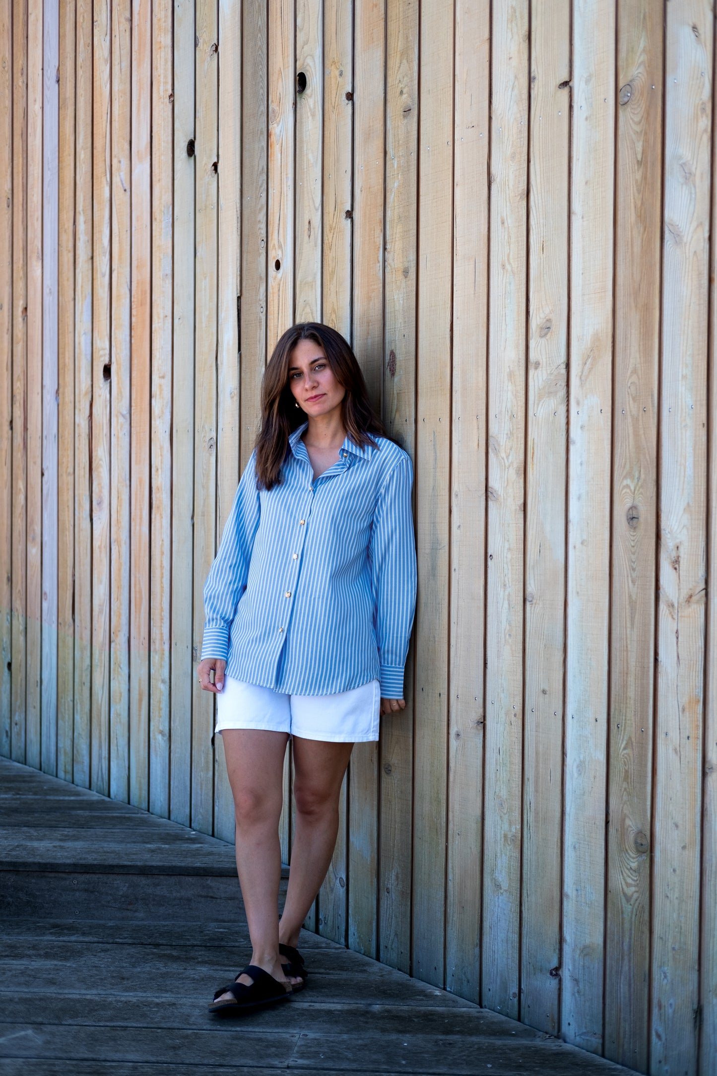 Blue Striped Shirt