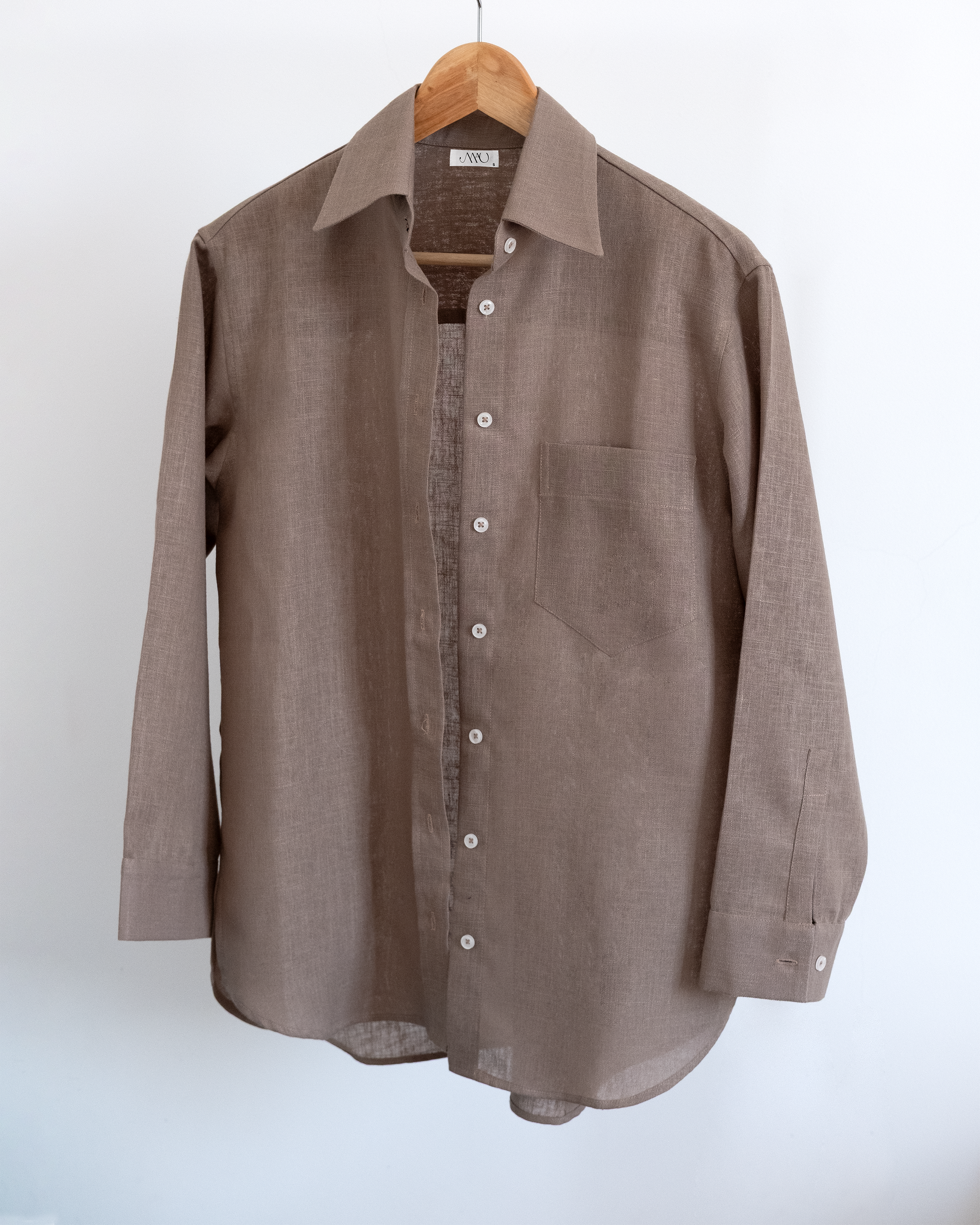 Brown Linen Shirt