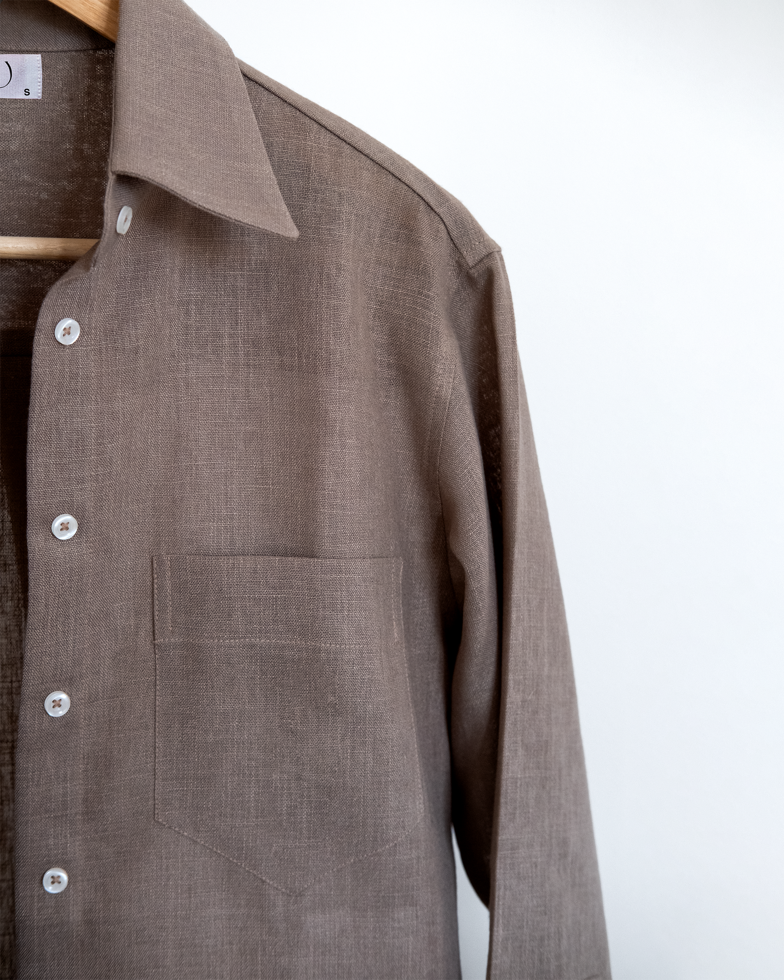 Brown Linen Shirt