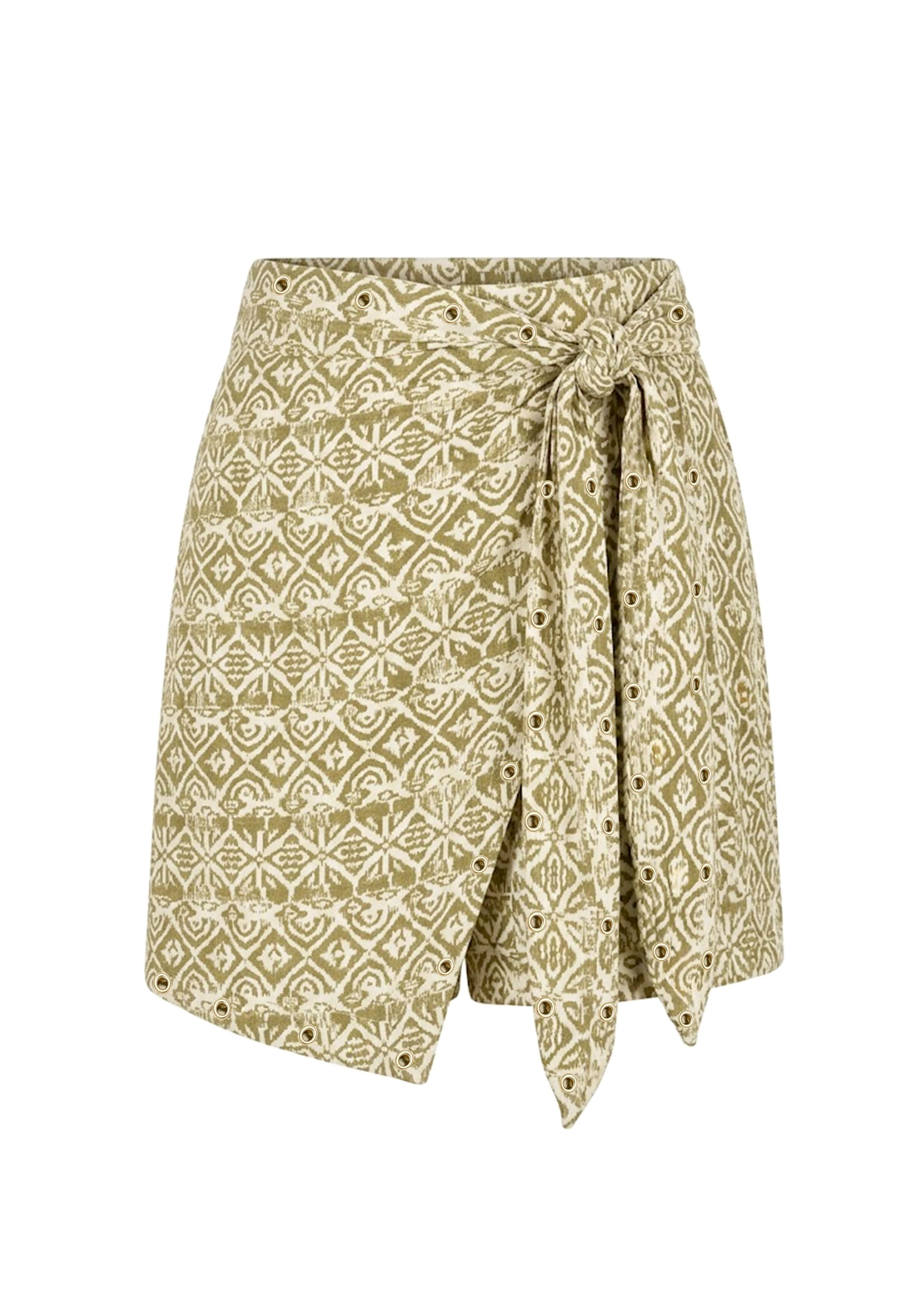Green patterned Set