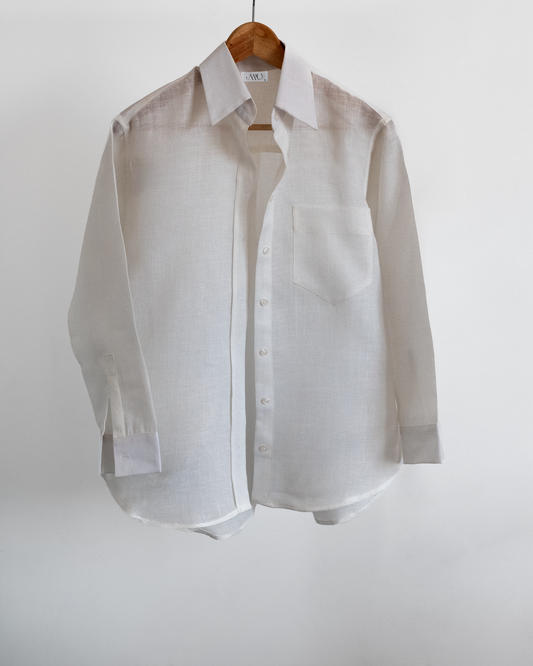 White Linen Shirt